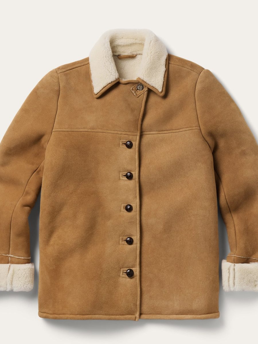 Shearling Suede Ranch Coat