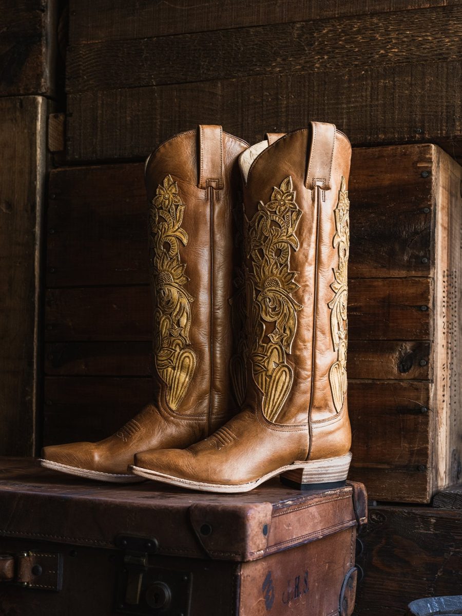 Jules Hand Tooled Leather Boot