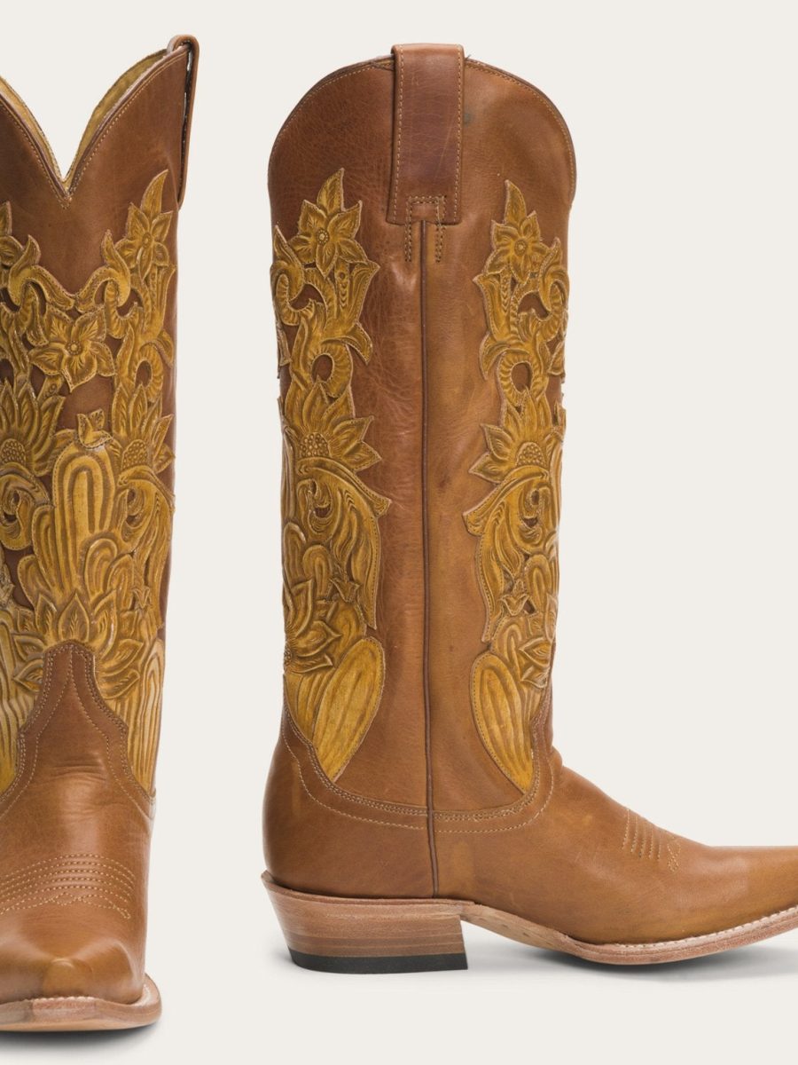 Jules Hand Tooled Leather Boot