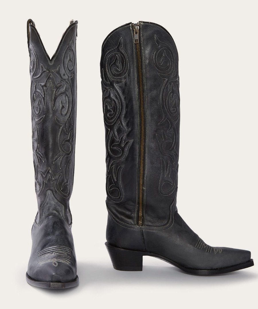 Blair Corded Side Zip Cowboy Boot
