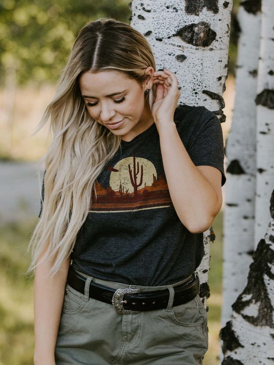 Riding Into The Sunset Graphic Tee