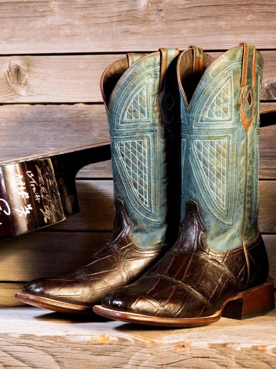 Big Horn Tobacco Alligator Cowboy Boot
