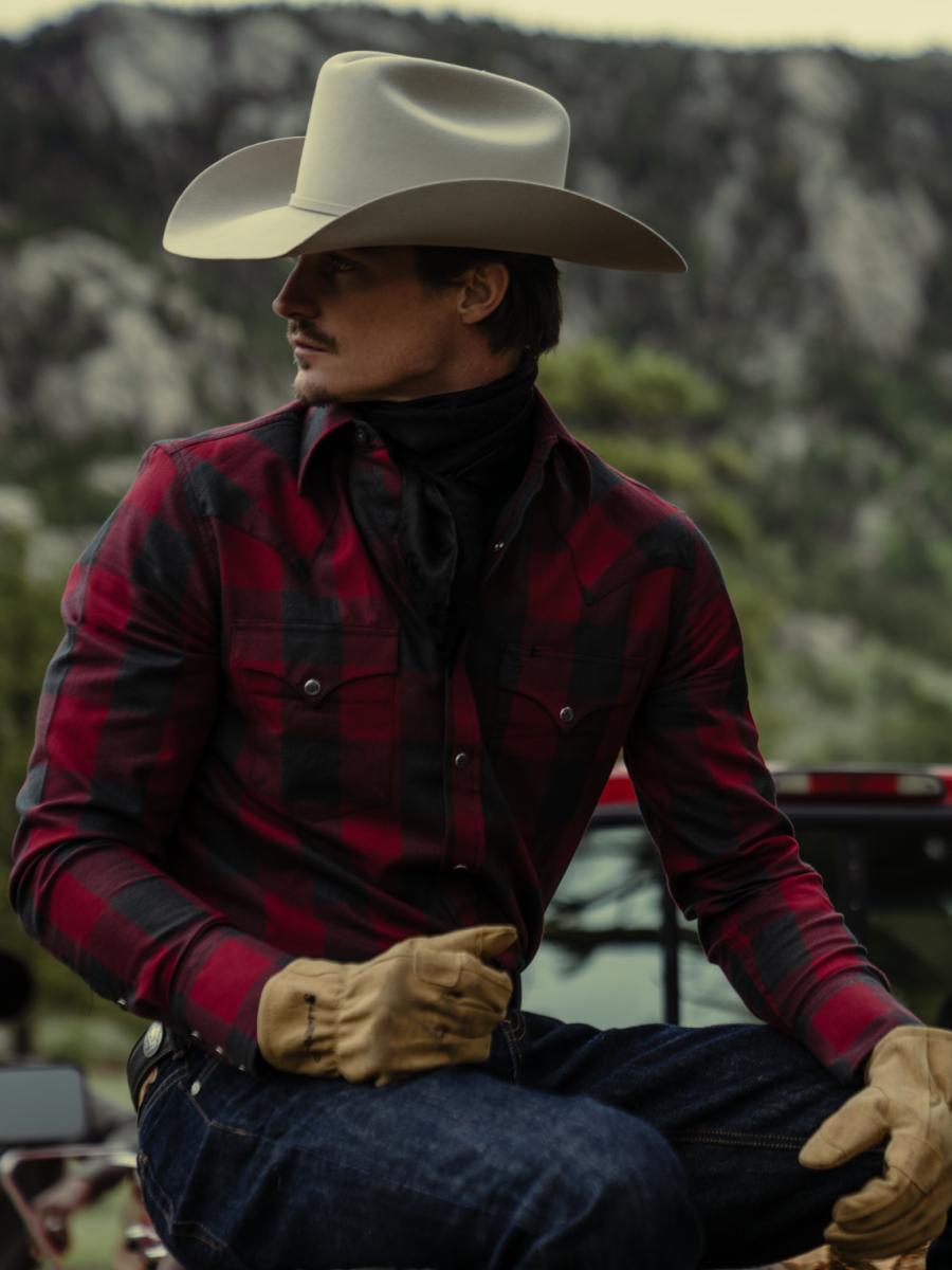 Buffalo Plaid Western Shirt