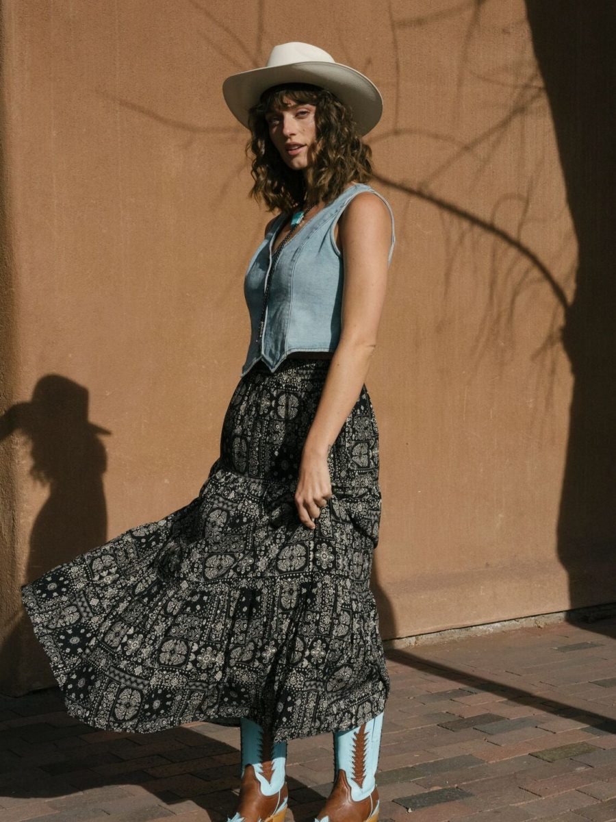 Bandana 3-Tiered Skirt