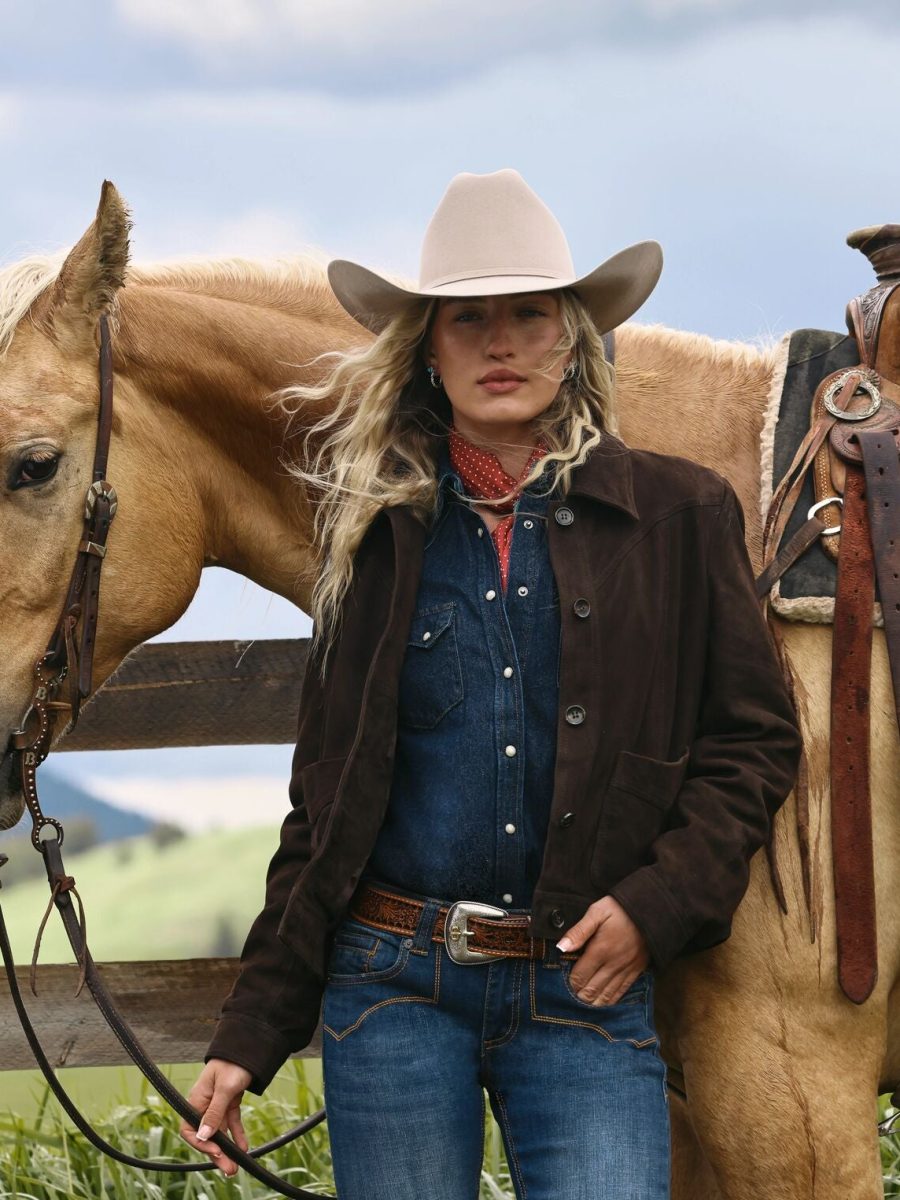 Raw Denim Western Shirt