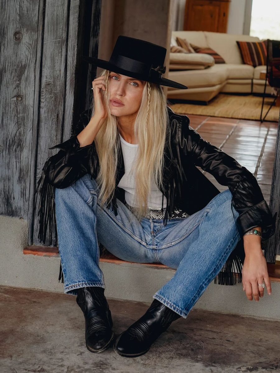 Fringe Leather Jacket