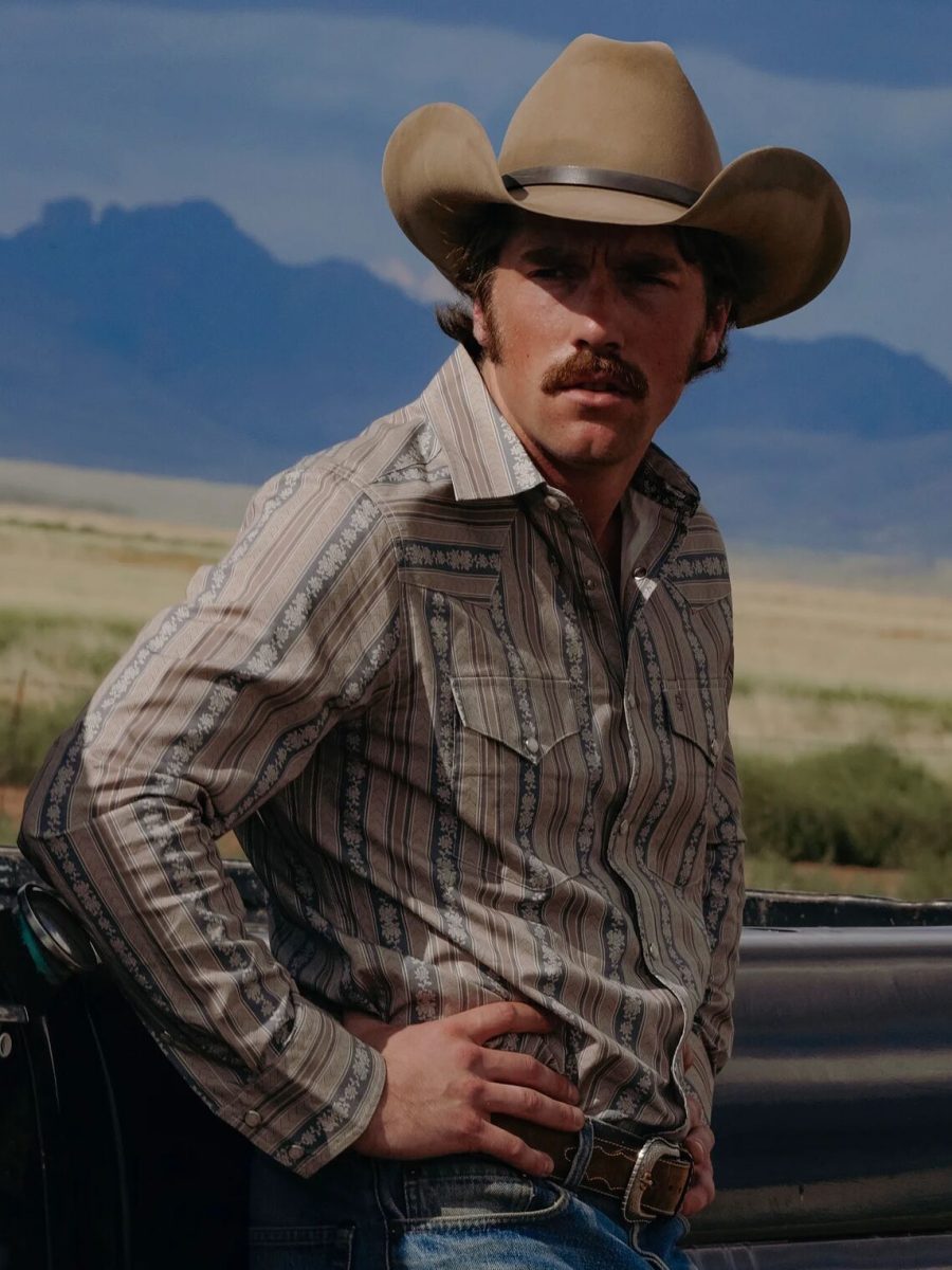 Chevron Stripe Western Shirt