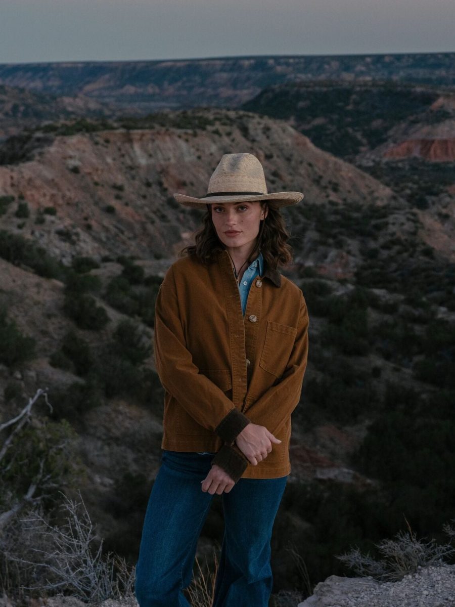 Corduroy Collar Canvas Barn Jacket