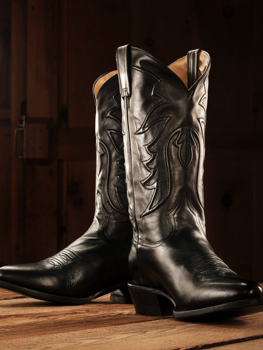 Ames Corded & Burnished Leather Boot