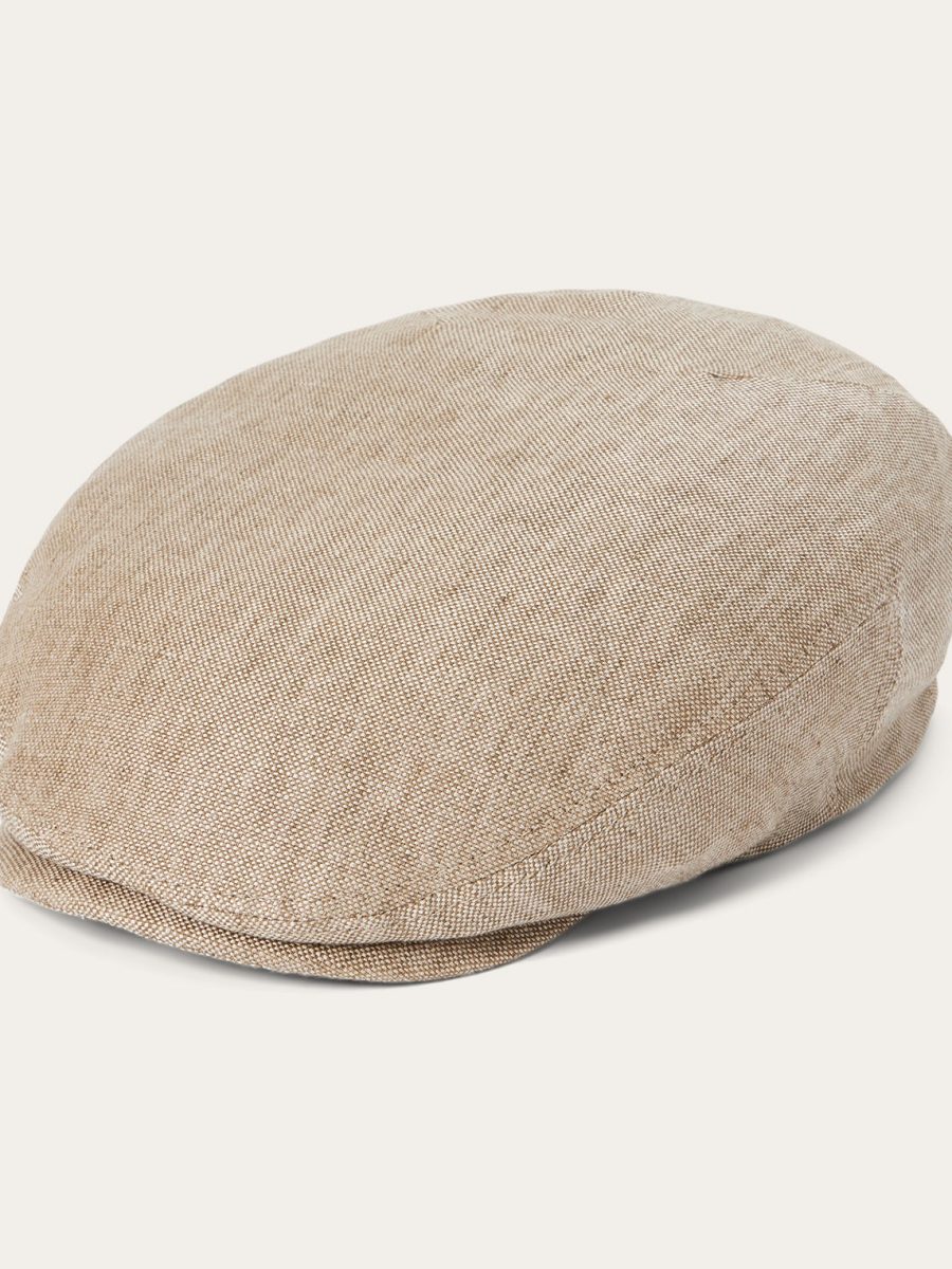 Linen Driver Cap