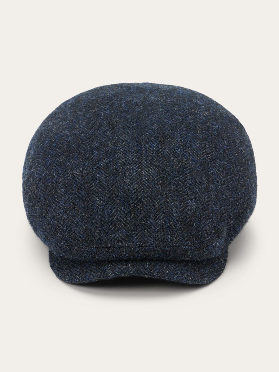 Wool Herringbone Driver Cap