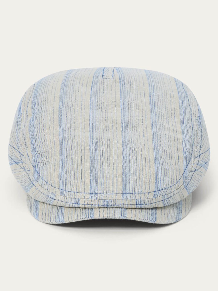 Linen Stripe Driver Cap