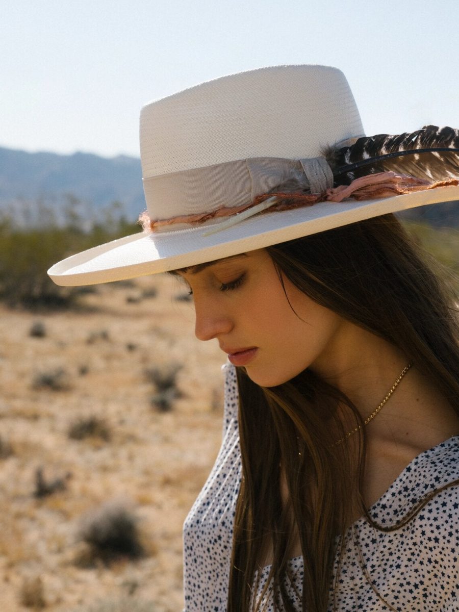 Kings Row Shantung Straw Fedora