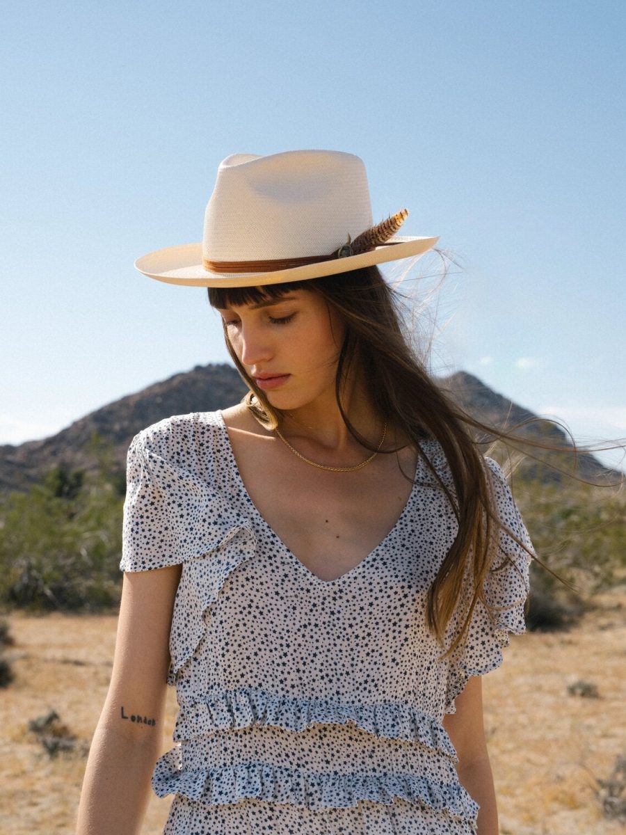 Tallahassee Shantung Straw Fedora