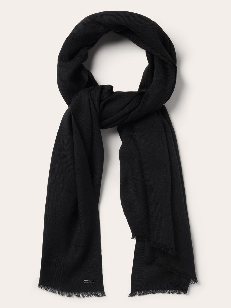 Wool Fringe Scarf