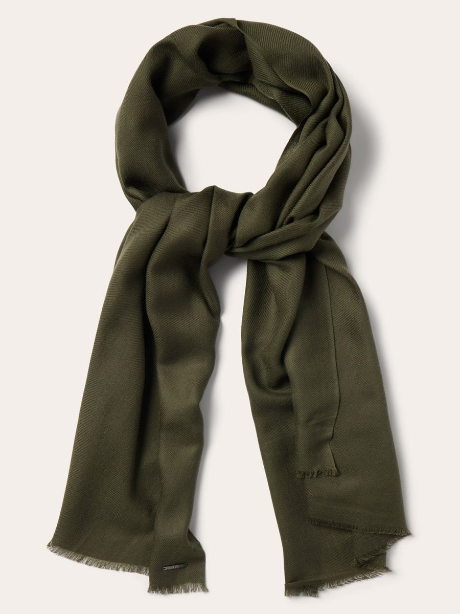 Wool Fringe Scarf