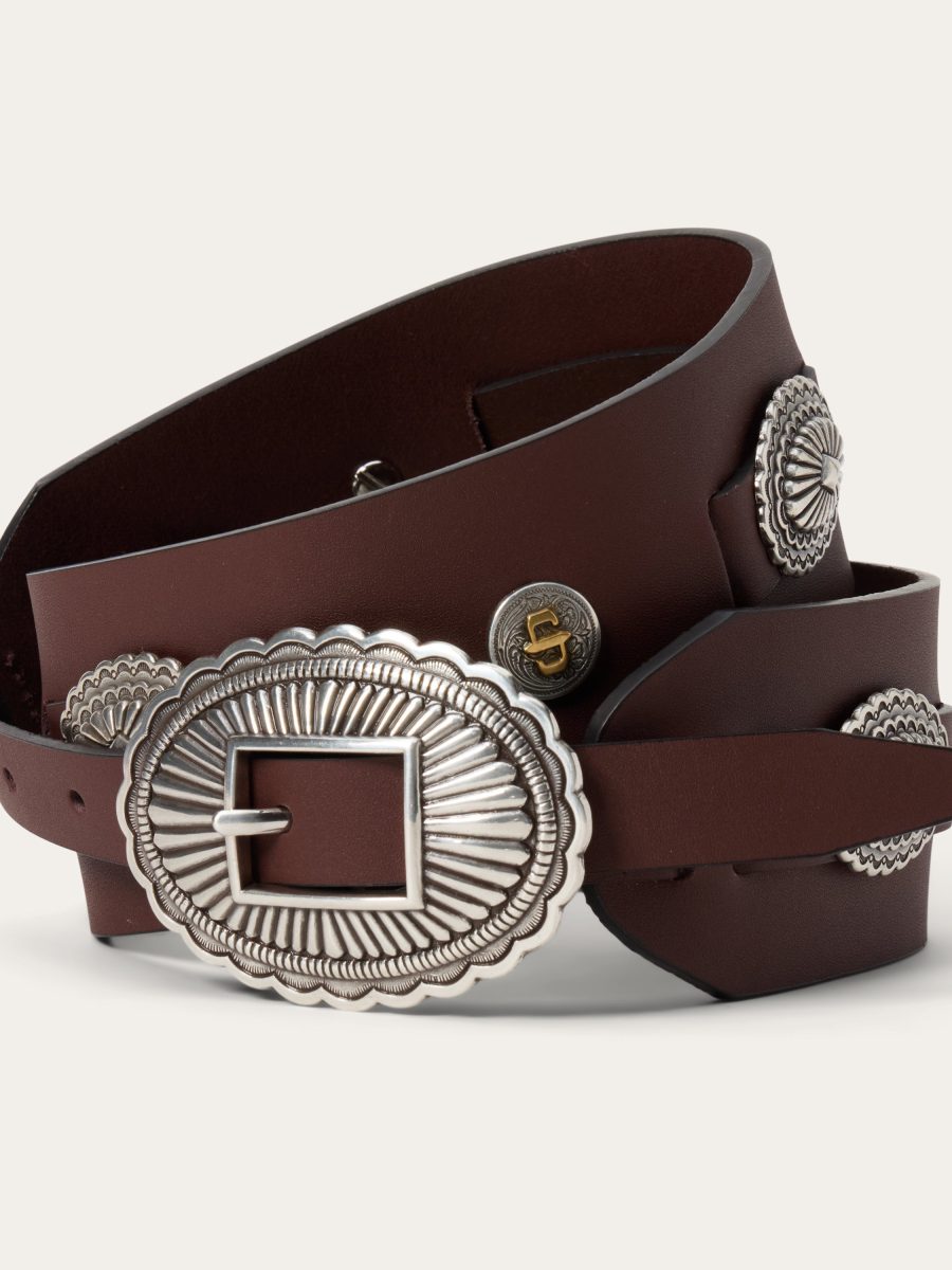 Southwestern Concho Wide Belt