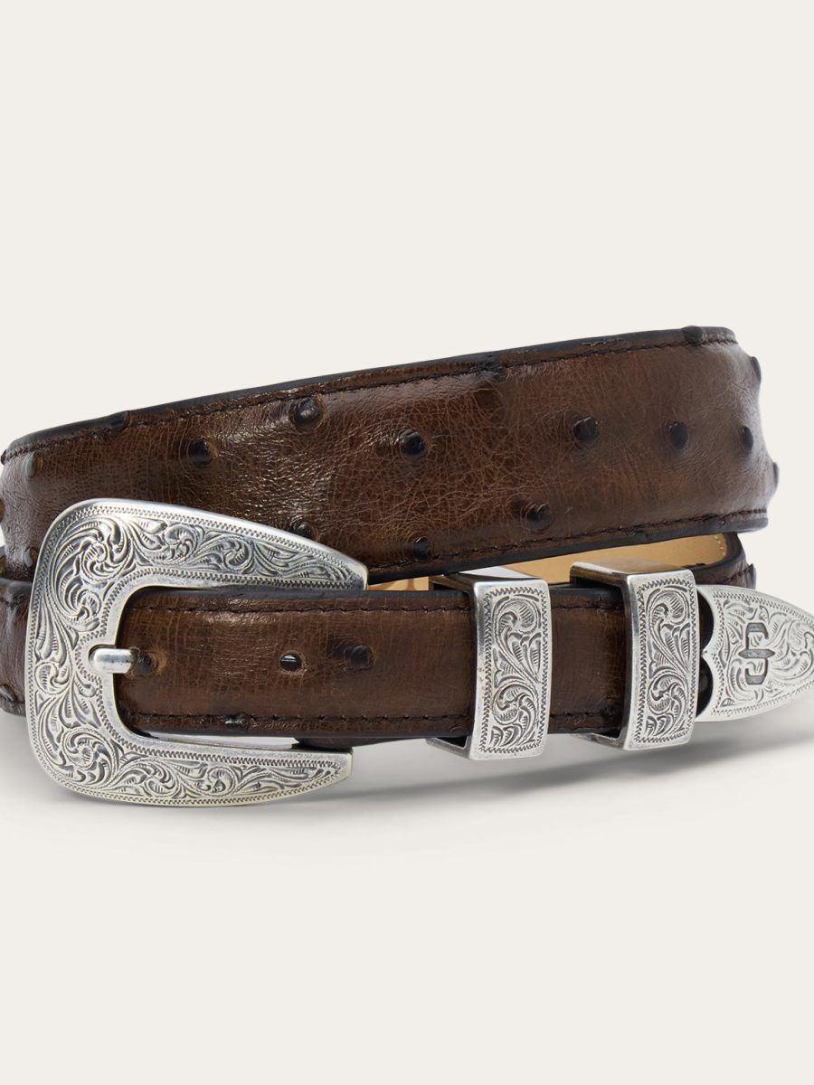 Ostrich Tapered Belt