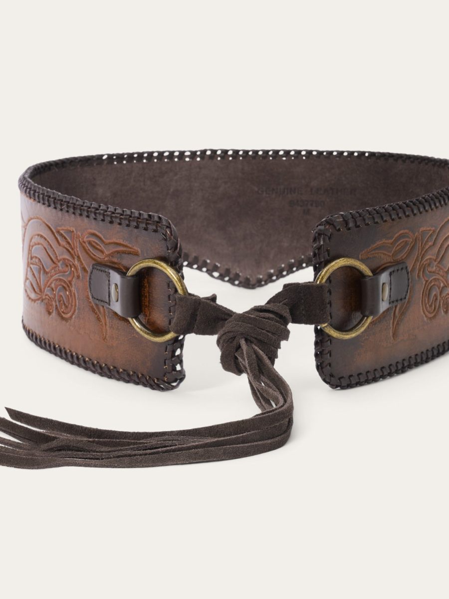 Stetson & THE GREAT. The Tooled Corset Belt