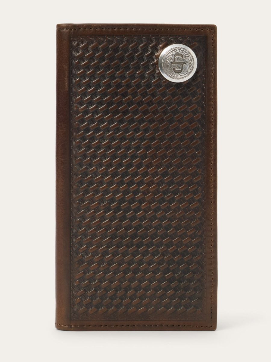 Basketweave Checkbook