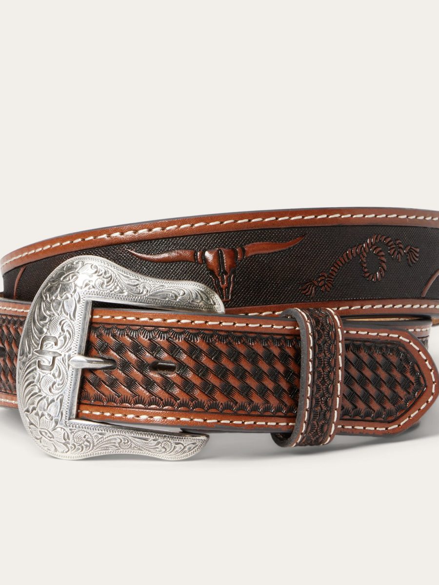 Western Icons Tooled Belt