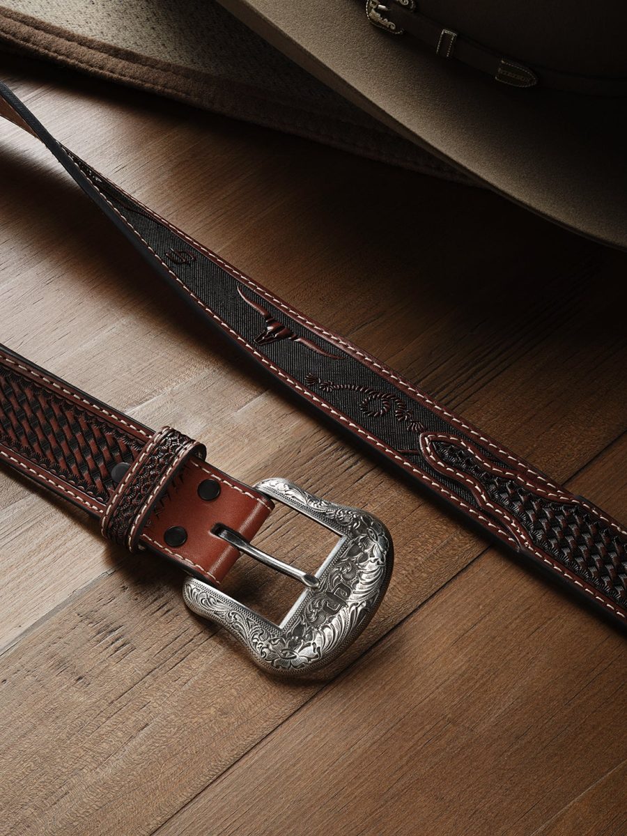 Western Icons Tooled Belt