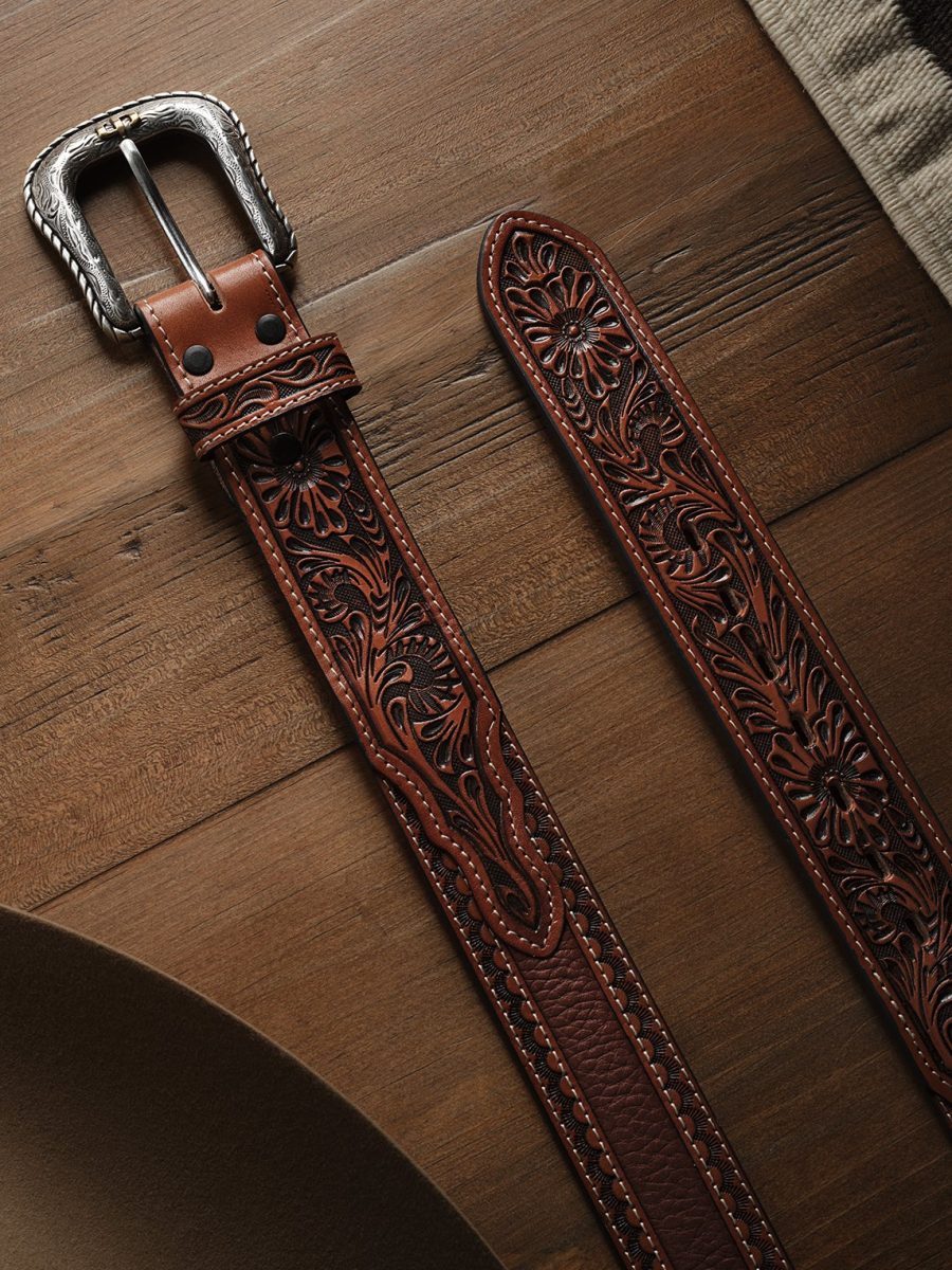 Tooled Tab Belt