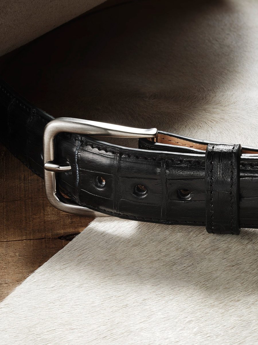 Caiman Western Tab Belt - 1 1/4" Width