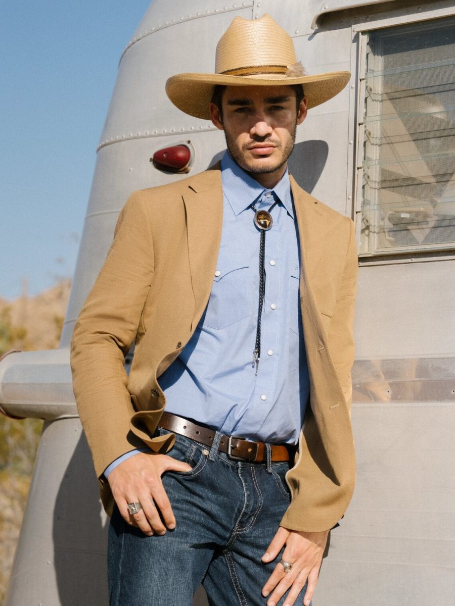 Blue End On End Solid Shirt