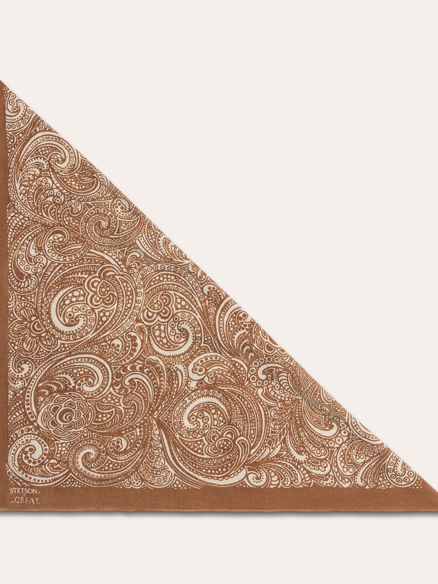 Stetson & THE GREAT. The Stetson Western Paisley Scarf