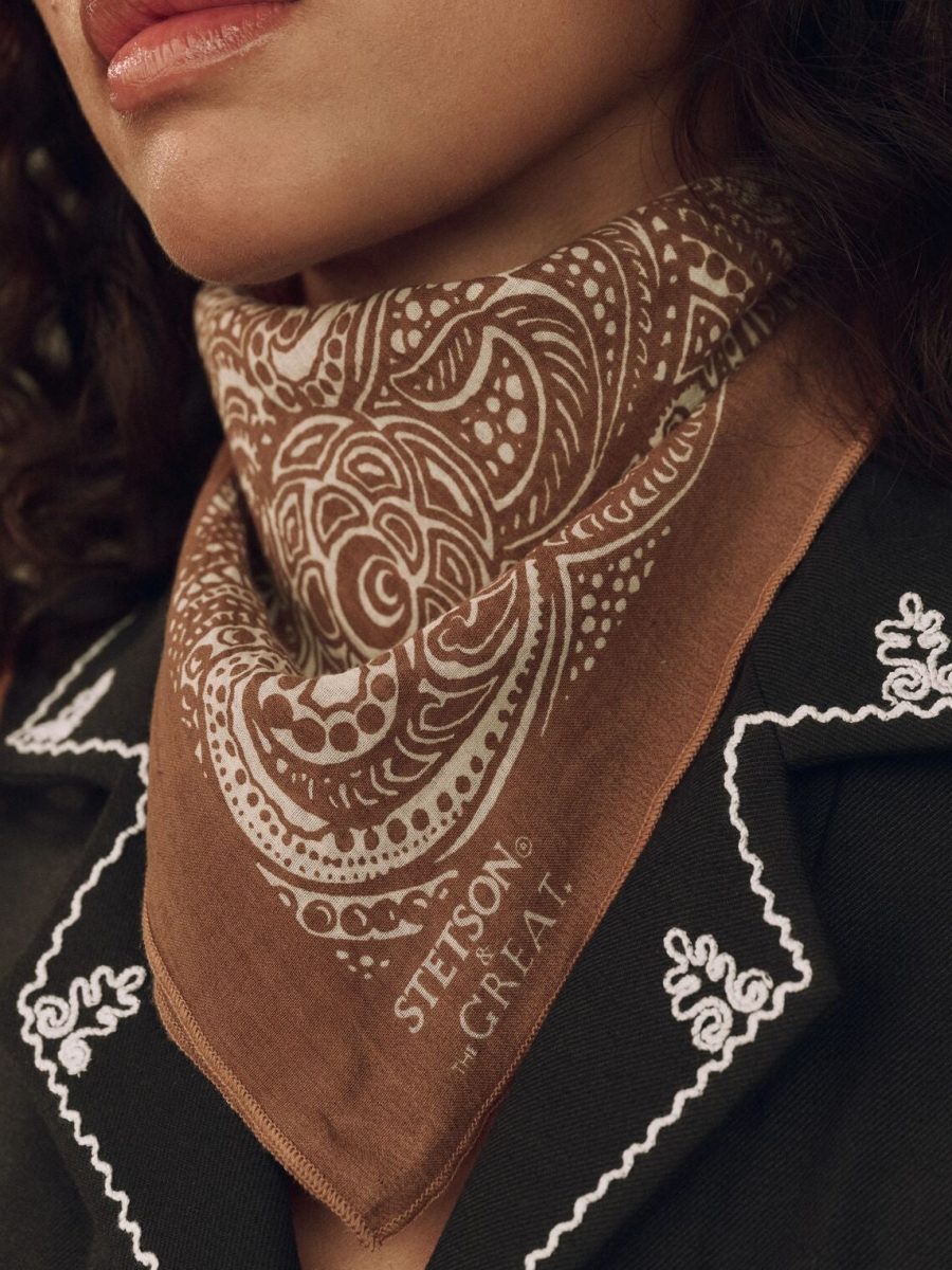 Stetson & THE GREAT. The Stetson Western Paisley Scarf