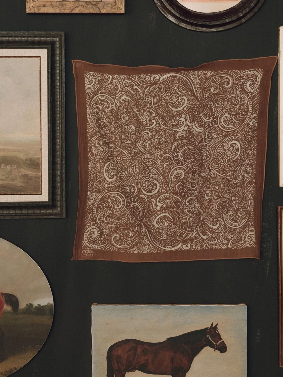 Stetson & THE GREAT. The Stetson Western Paisley Scarf