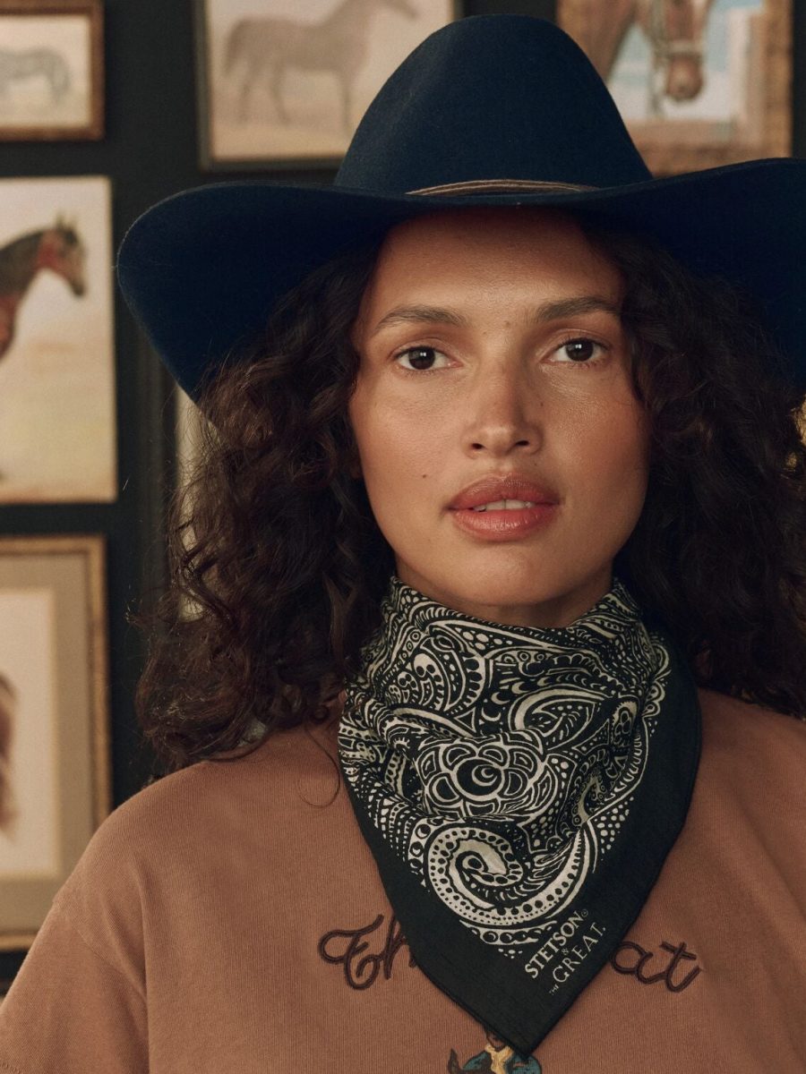 Stetson & THE GREAT. The Stetson Western Paisley Scarf