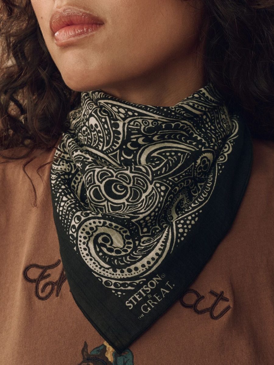 Stetson & THE GREAT. The Stetson Western Paisley Scarf