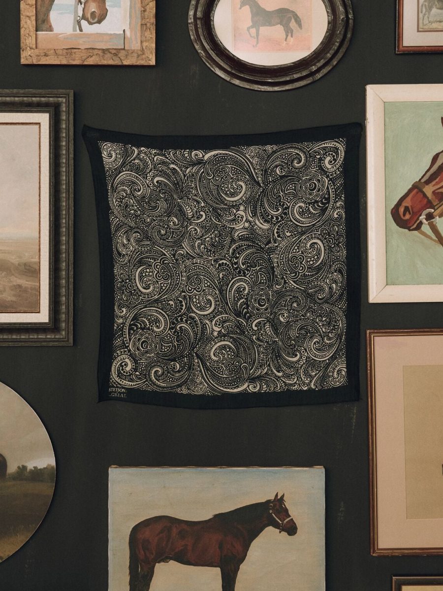 Stetson & THE GREAT. The Stetson Western Paisley Scarf