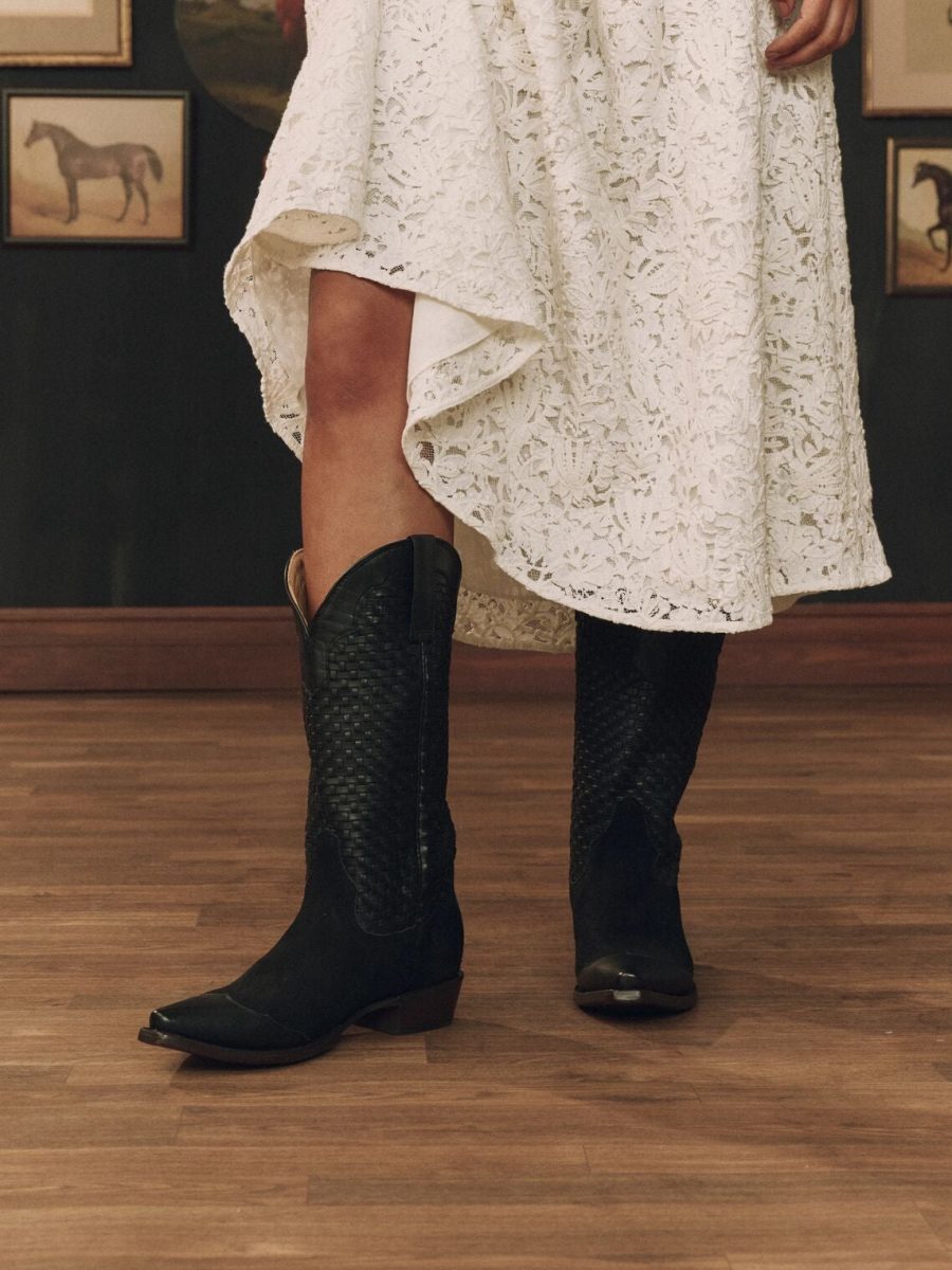 Stetson & THE GREAT. The Basket Weave Cowboy Boot