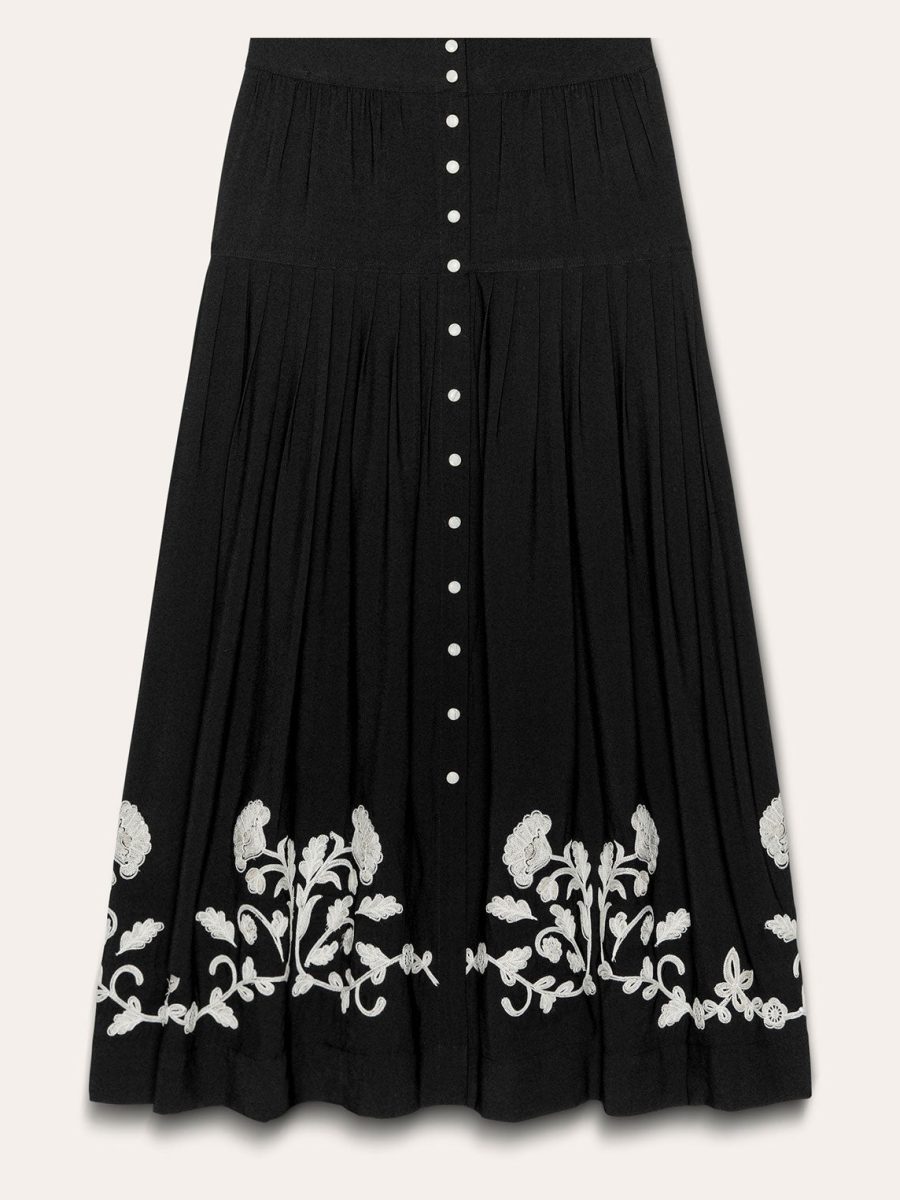 Stetson & THE GREAT. The Western Embroidered Highland Skirt