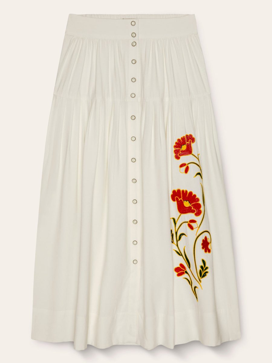 Stetson & THE GREAT. The Western Embroidered Highland Skirt