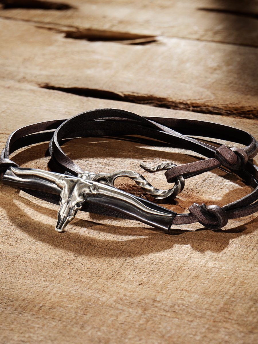 Longhorn Wrap Bracelet