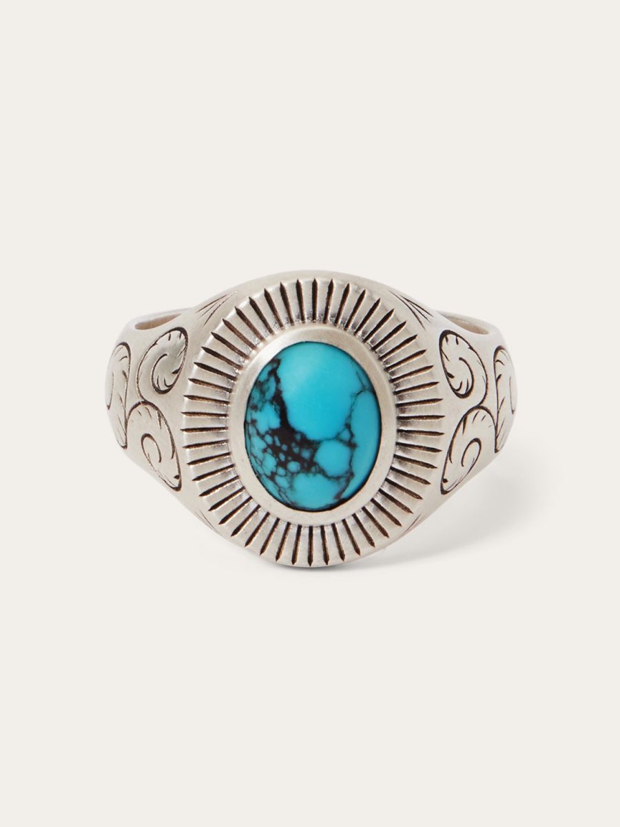Filigree Ring with Turquoise