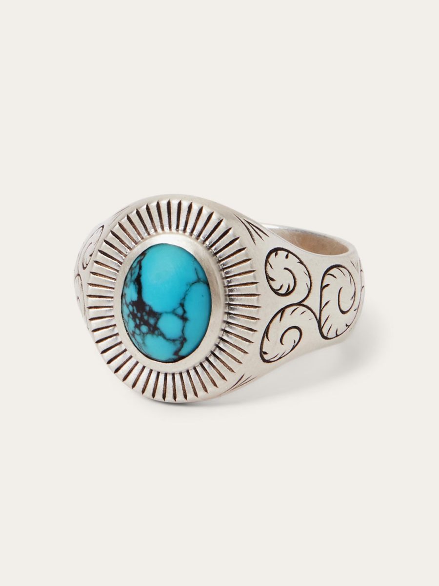 Filigree Ring with Turquoise