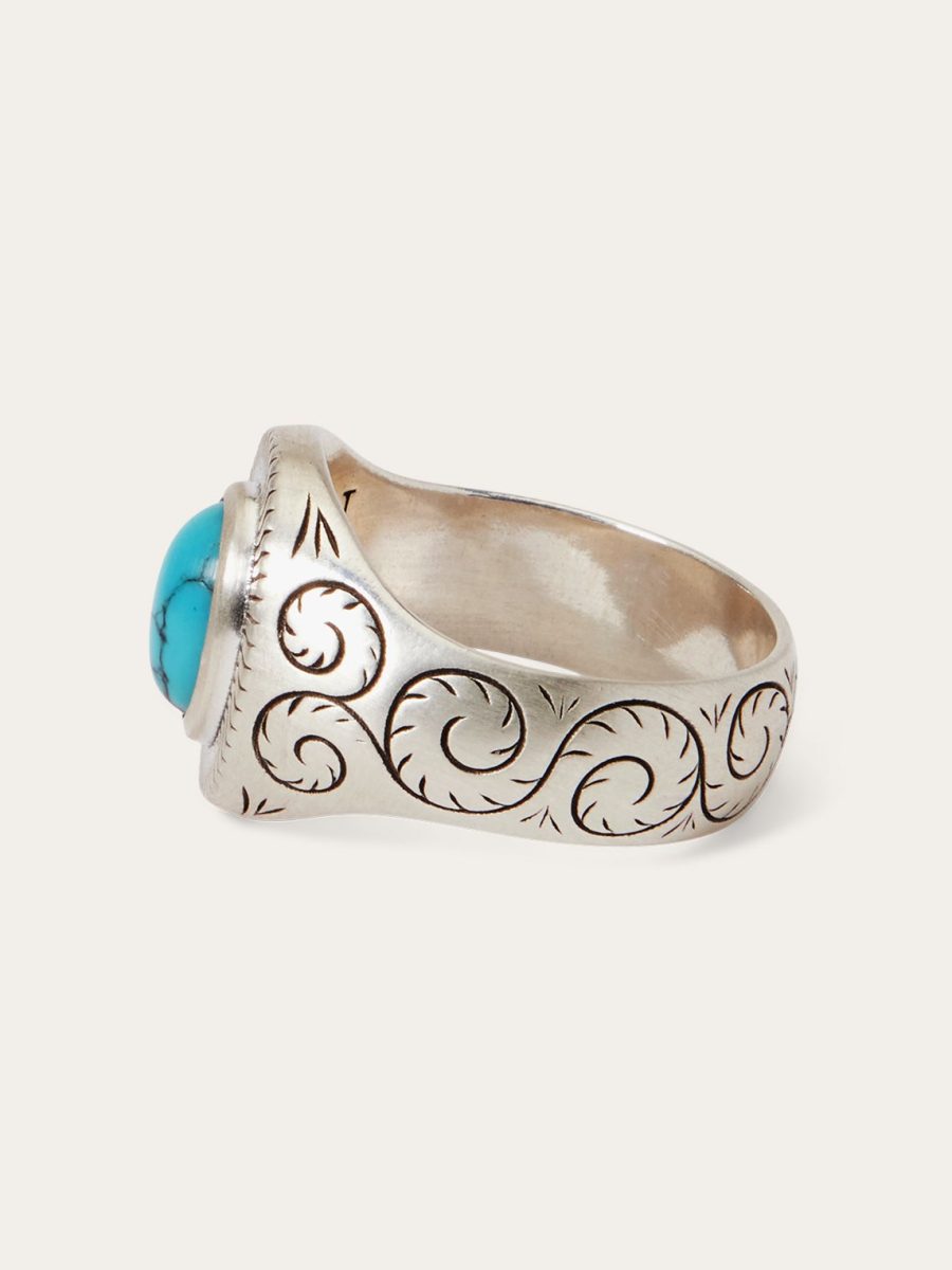 Filigree Ring with Turquoise