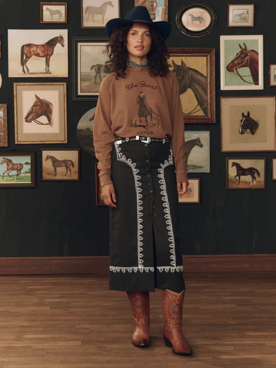 Stetson & THE GREAT. The Soutache Trouser Skirt