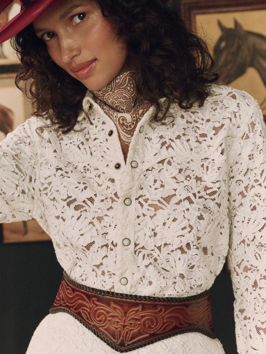 Stetson & THE GREAT. The Relic Lace Western Shirt
