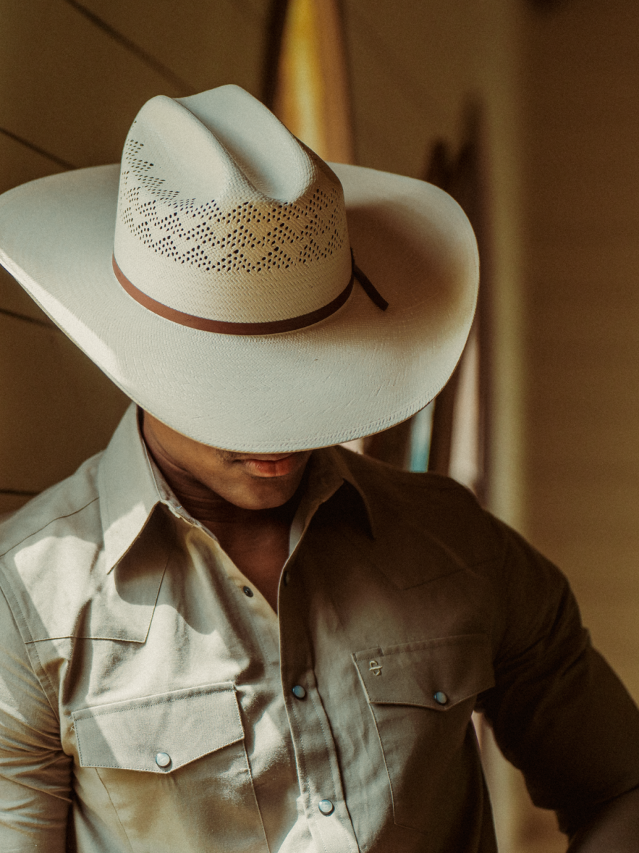 Olive Oxford Western Shirt
