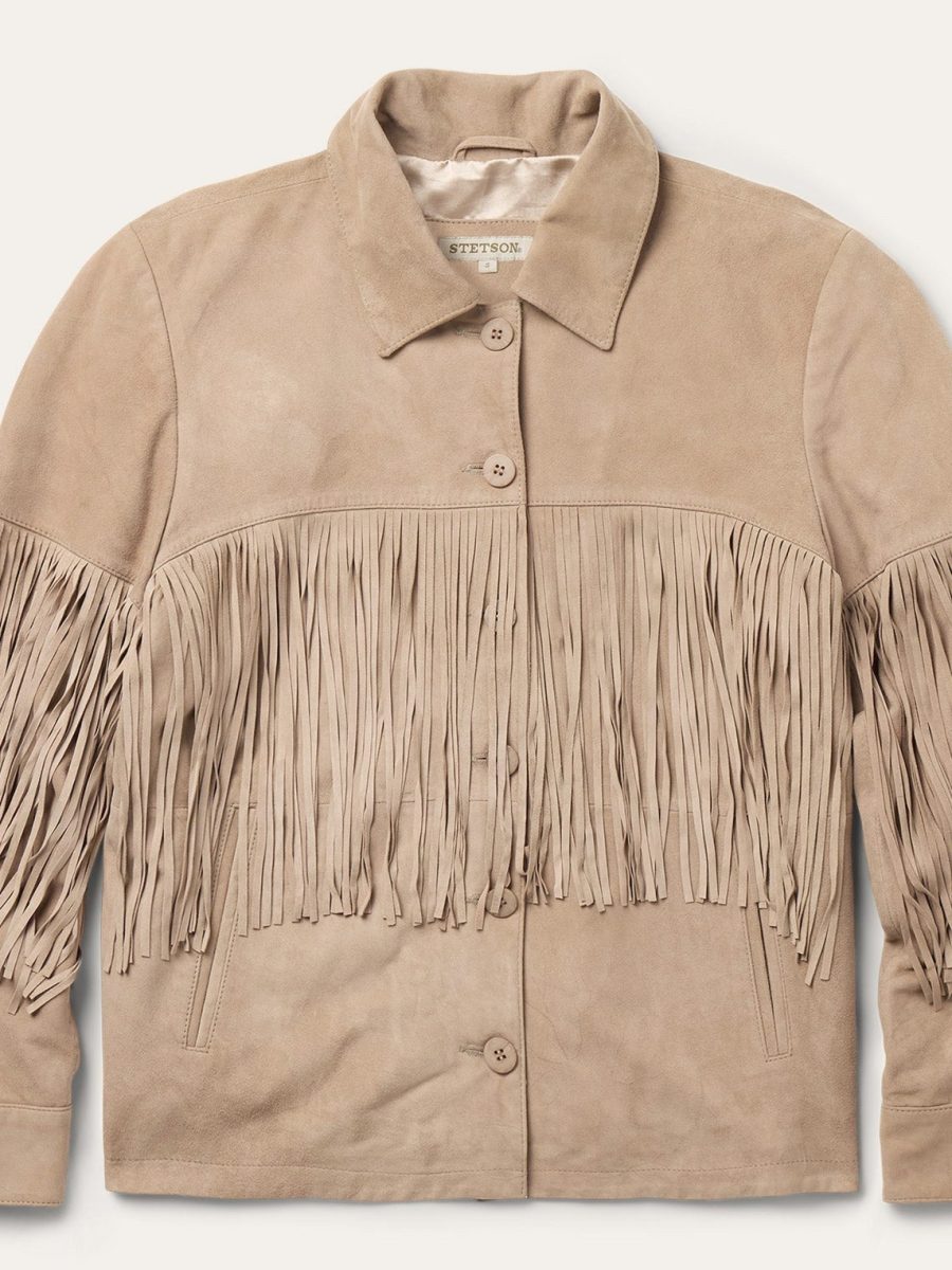 Suede Fringe Jacket