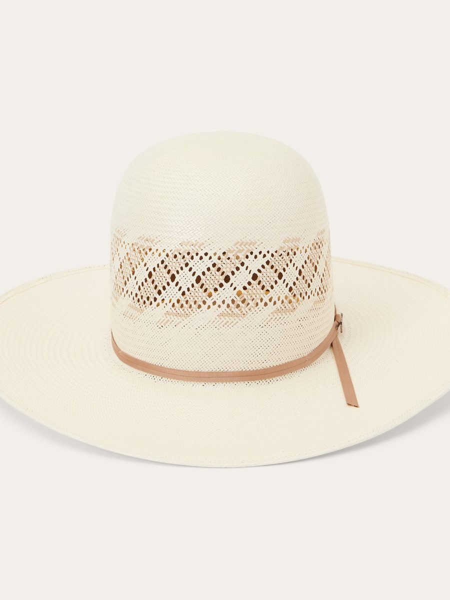 Thunder 10X Open Crown Straw Cowboy Hat