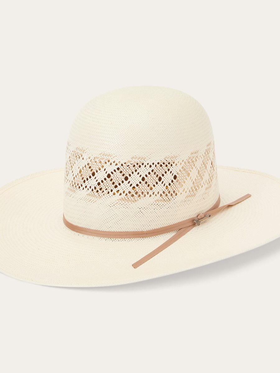 Thunder 10X Open Crown Straw Cowboy Hat