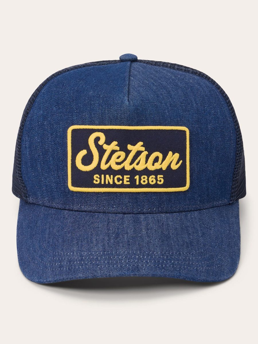 Dark Denim 1865 Patch Trucker Cap