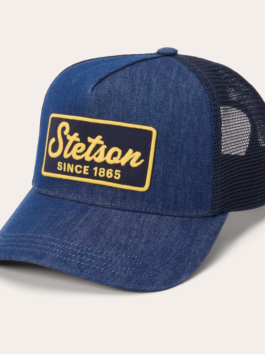 Dark Denim 1865 Patch Trucker Cap